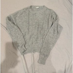 garage grey sweater